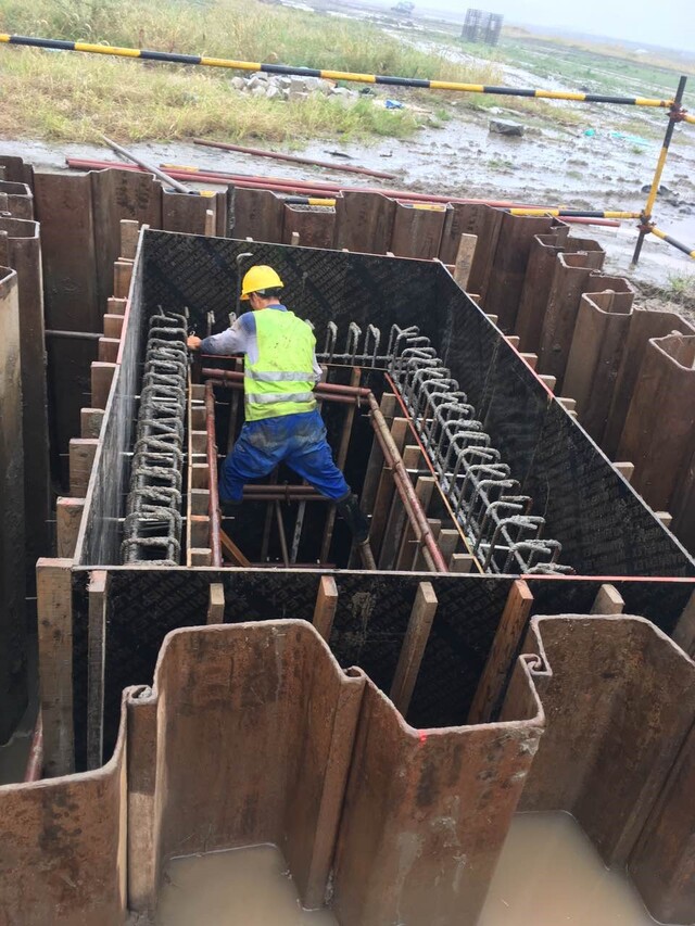 加强型电缆井基础施工foundationconstructionofreinforcedcablewell